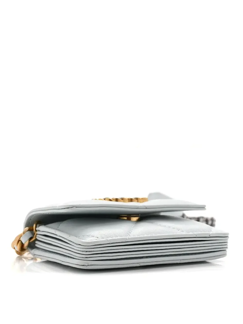 Lambskin Quilted Chanel 19 Flap Card #270129C15B